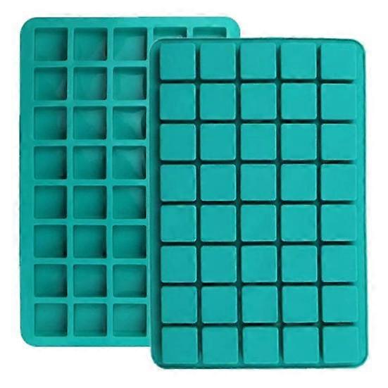 2Pcs方形焦糖糖模具40腔柔性不粘厚稳定硅胶模具