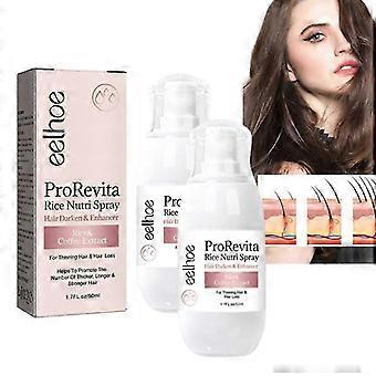 2x Zephta Regrowth, Prorevita Rice Nutri Spray, Ajudante para Queda de Cabelo, Anti Sérum para Homens Mulheres