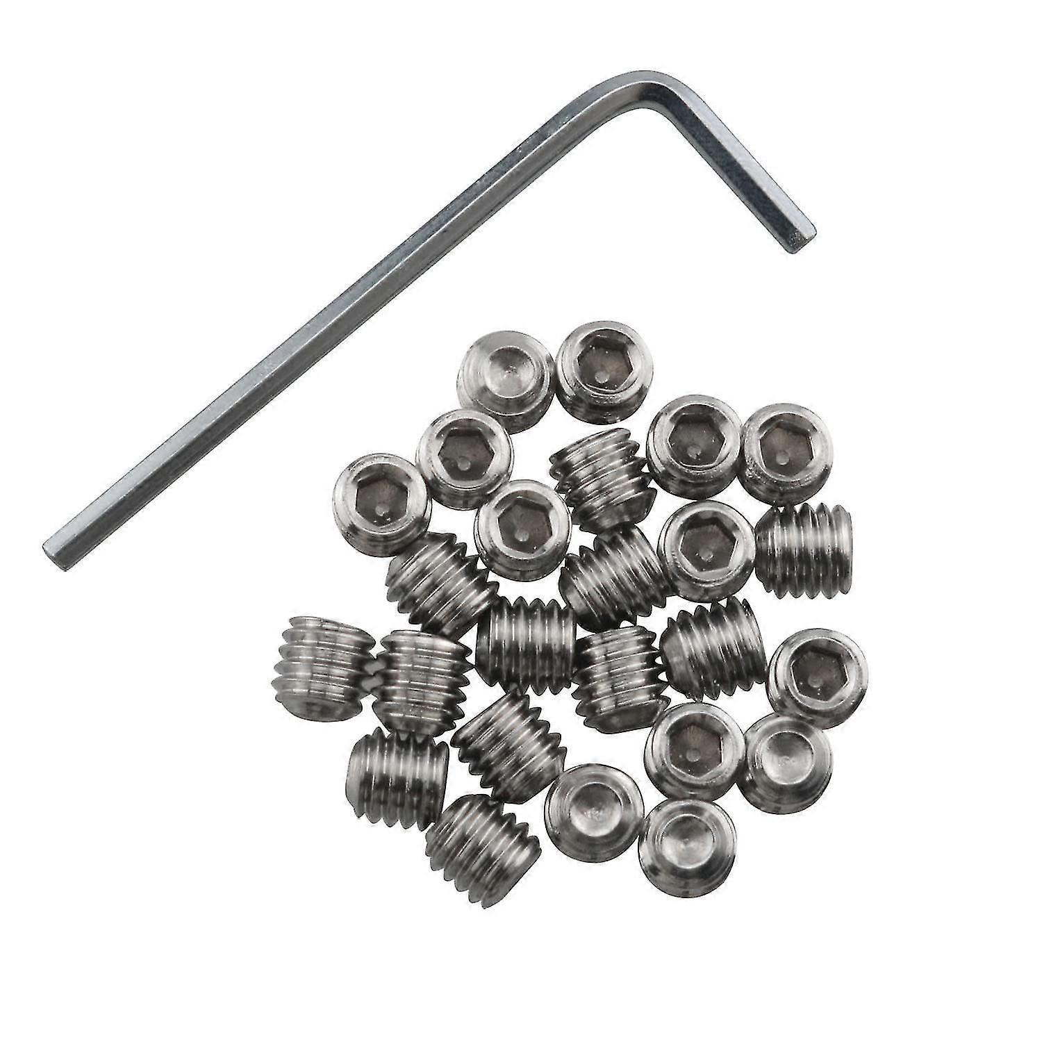 Socket Set Screws 25pcs 10-32 X 3/16" Stainless Steel Allen Head Hex Hexagon
