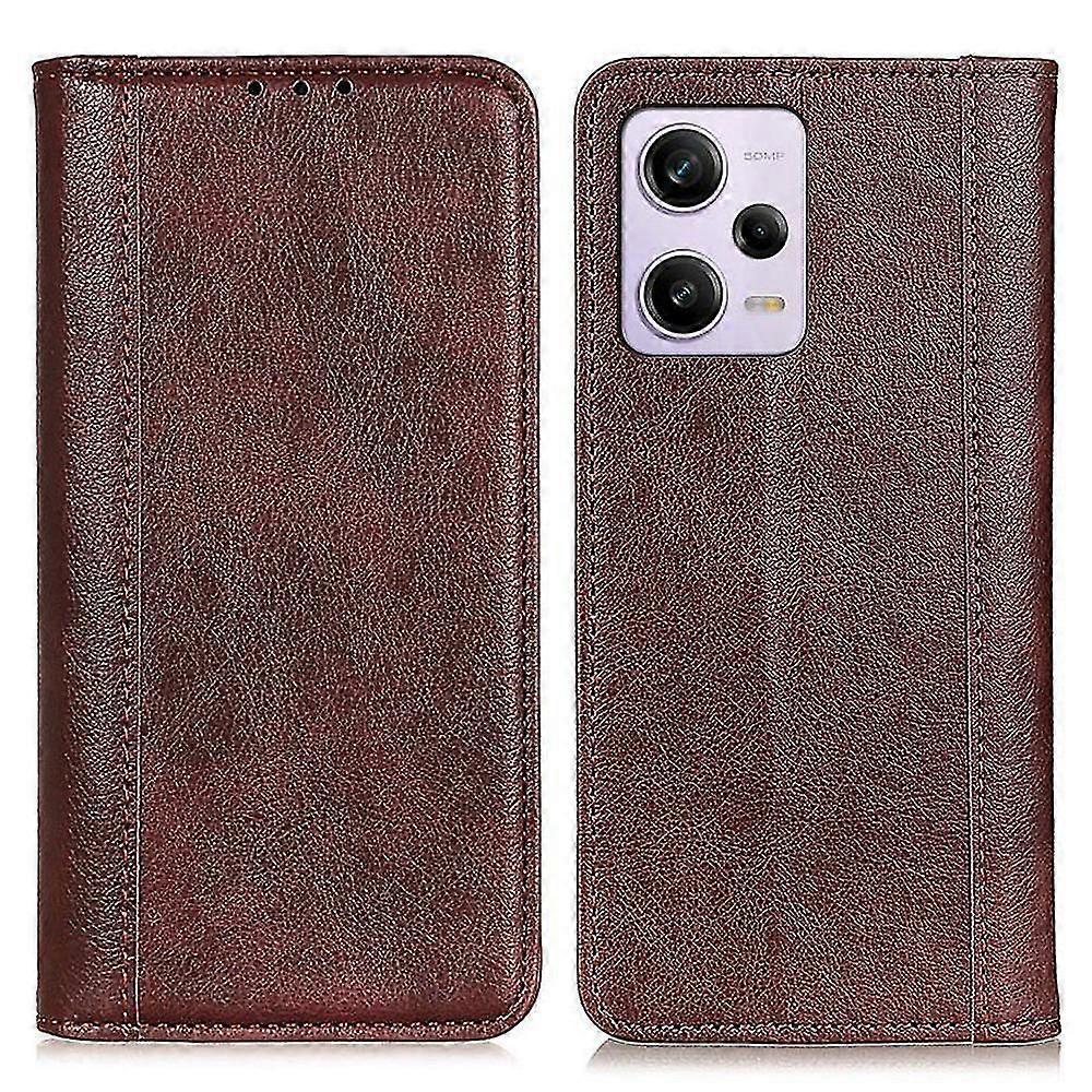 Capa para Xiaomi Redmi Note 12 Pro 5G, Capa de Celular Anti-arranhão de Couro Split