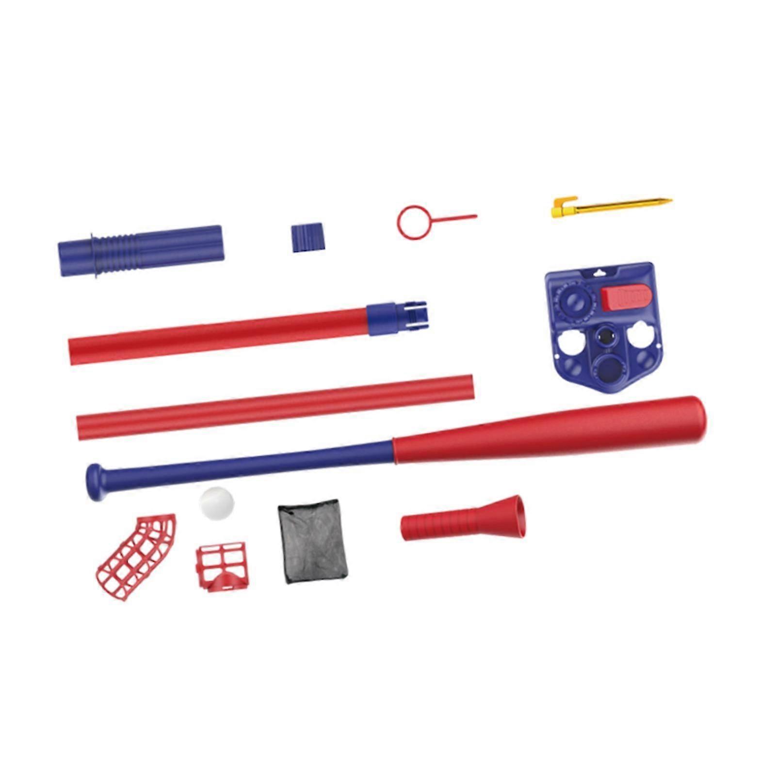 Çocuklar Beyzbol Atış Makinesi Eğlence Noel Uygulaması Beyzbol Oyuncak Mavi