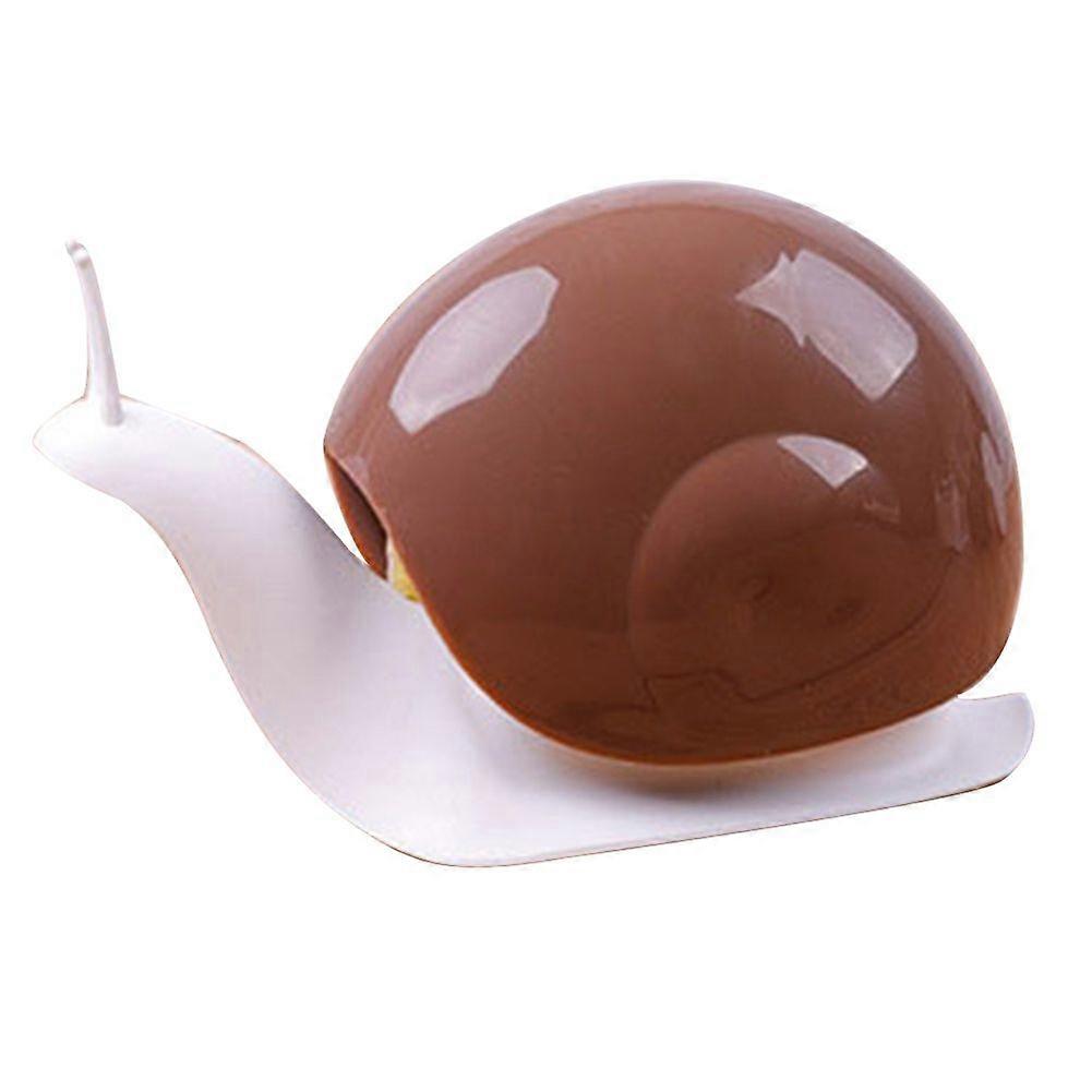 漫画カタツムリ形状プレスタイプ液体化粧品収納ボックスソープディスペンサーボトルブラウン