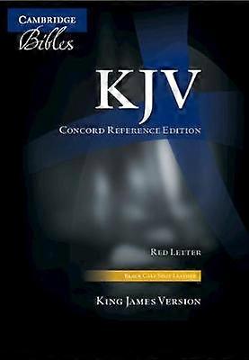 KJV Concord Reference Bible Black Calf Split Leather KJ564:XR