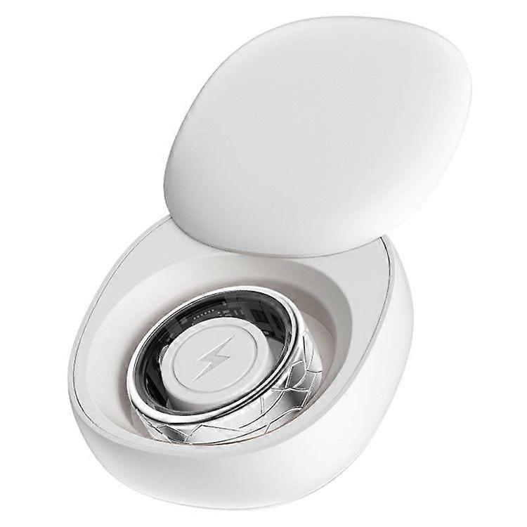 17.4mm~21.5mm Crack Design Multi-Function Health Monitoring Smart Ring with Charging Case