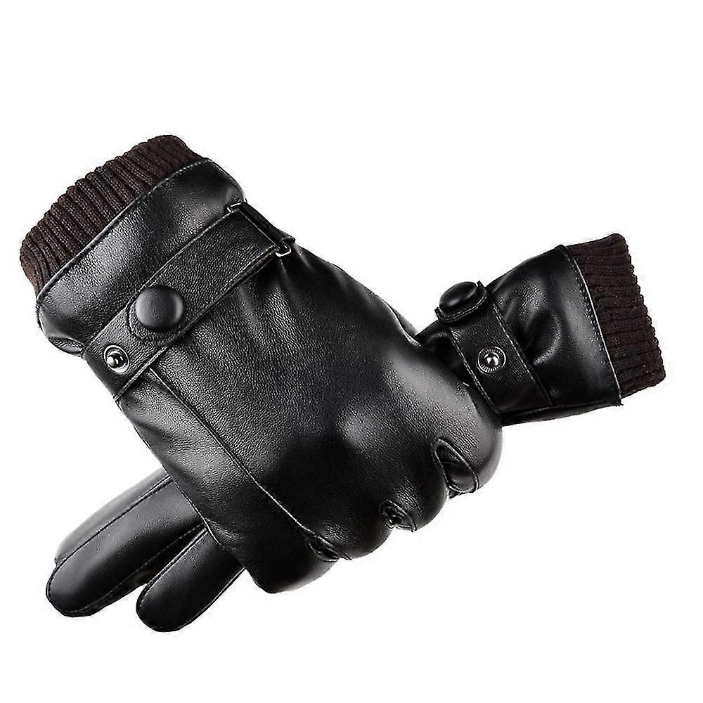 W Sheepskin Gloves, Warm Touch Screen Messaging Gloves With Cashmere Lining,5566
