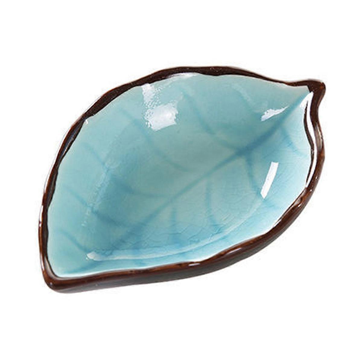 Leaf-Shaped Small Sauce Bowls for Soy Sauce, Oil, and Sushi