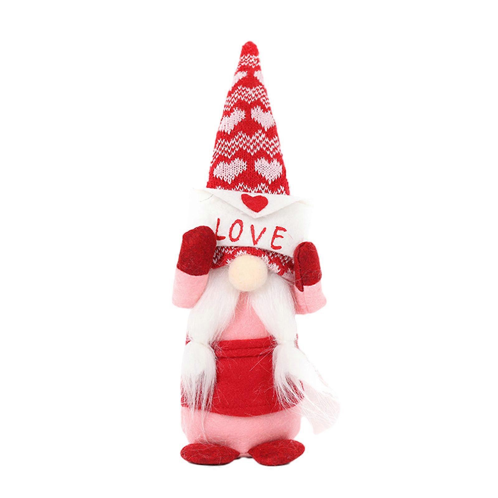 Valentines Day Gnomes Plush Mr Mrs Scandinavian Tomtes Ornaments Elves Decorations Swedish Dwarfs Figurine Table Gnomes Gift