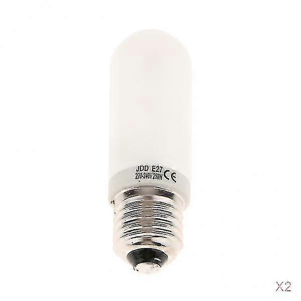 Jddタイプ 250W 220-240V E27 フロストハロゲン電球 モデリングランプチューブ 2個