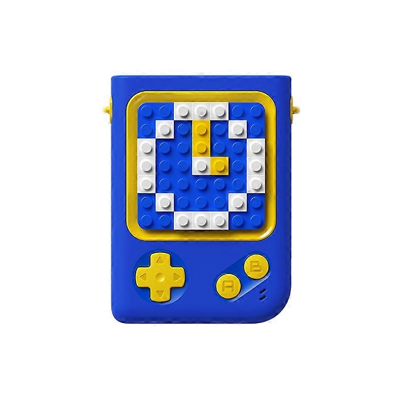 PROFAN XH008 USB hangende gameconsole vorm ventilator met beugel, stijl: bouwstenen (blauw)