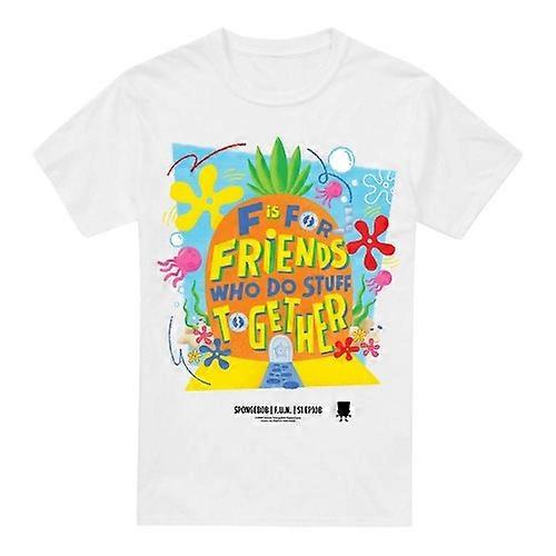 SpongeBob SquarePants Mens Friends Pineapple T-Shirt