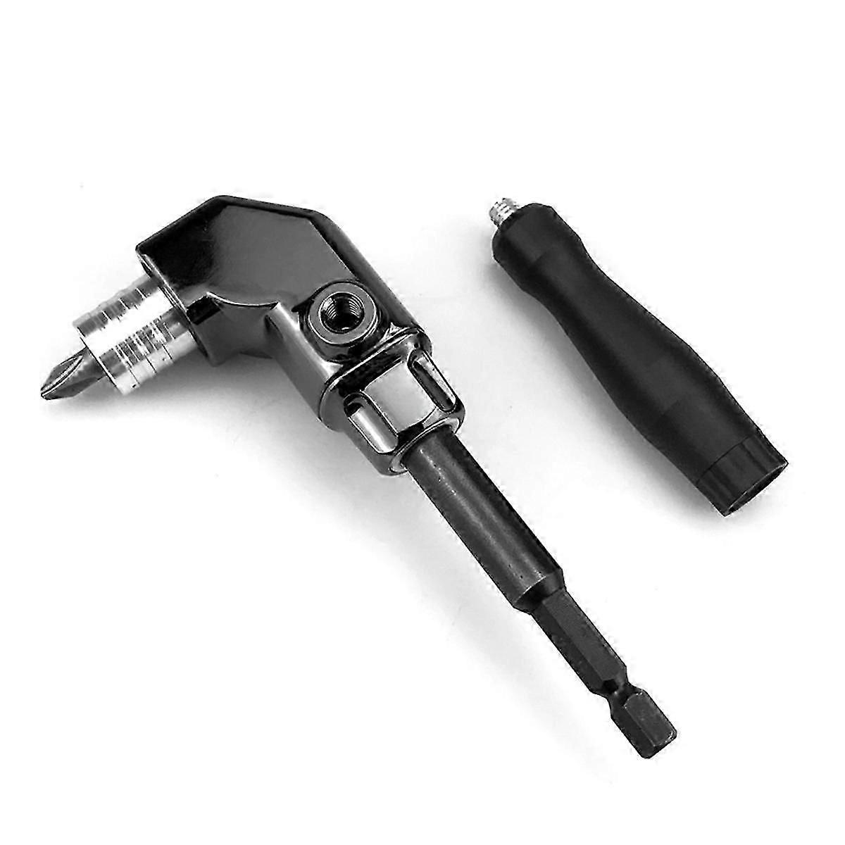 Self-Locking 90 Degree Right Angle Screwdriver Holder Drive Bit Angle Extension Electric Screw Driv