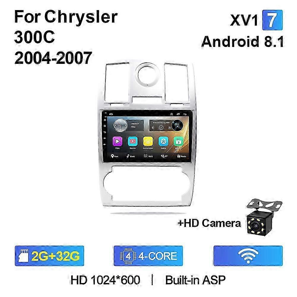 XIMA XV6 Pro 8 Core 2 Din Android 10 Autoradio Caplay Car Radio Multimedia Player For Chrysler Aspen 300C 2004-2008 Stereo gps