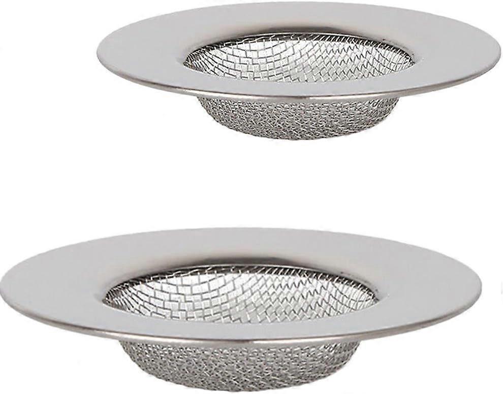 Durable Stainless Steel Sink Strainer, Anti-Clog Mesh Basket Food Catcher, Patented Inversion Design For Effortless Cleaning, Wide Rim, Rustproof