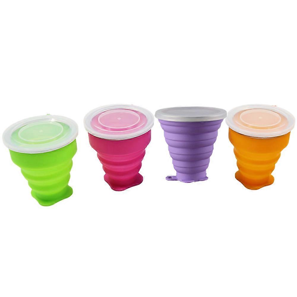 Reusable Silicone Collapsible Cups, Portable Drinking Companion For Travelers And Adventurers