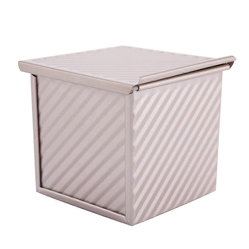 Stainless Steel Non-Stick Rectangular Cake Bread Toast Mold Baking Box 9x5 Inch for Easy Release and Cleanup