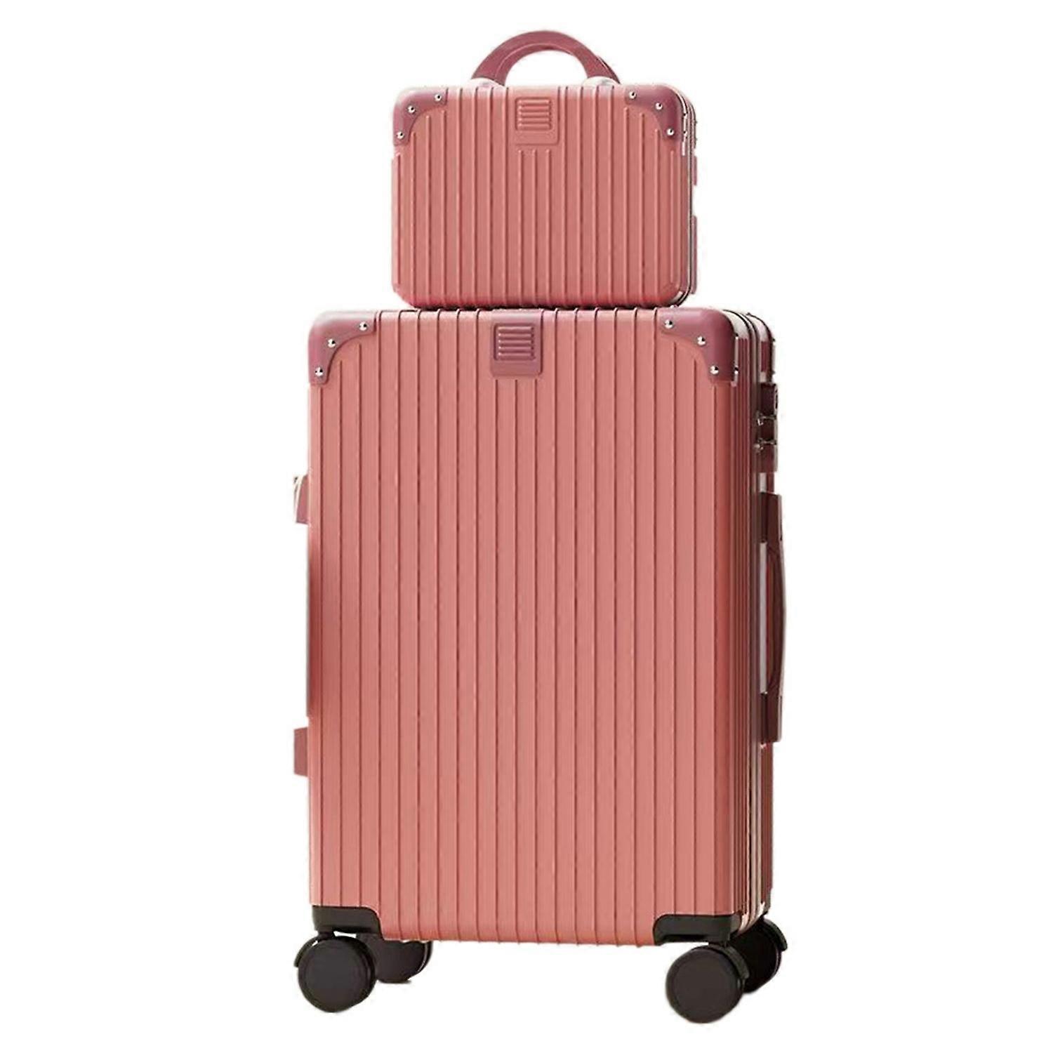 20 Inch 2 Piece Suitcase Set with Combination Lock Spinner Wheel Expandable Carry On Luggage Set for