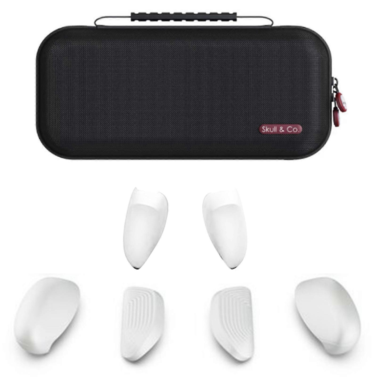 Set di impugnature ergonomiche e custodia protettiva con borsa da viaggio per console e modello normale bianco