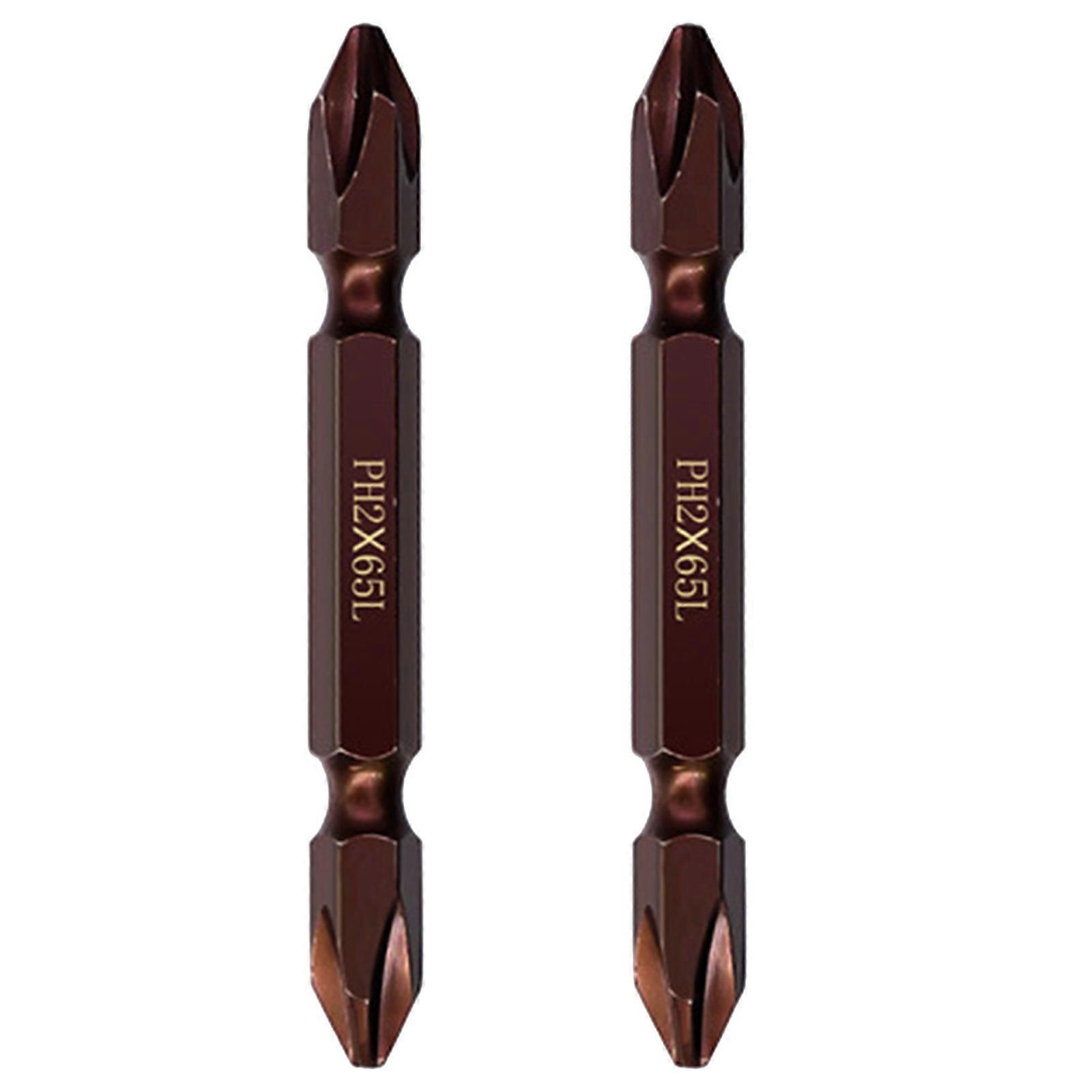Double Head Screwdriver Bit Set Magnetic 1/4" Hexes Shanks Steel Drill Bit Security Bit 65mm-300mm
