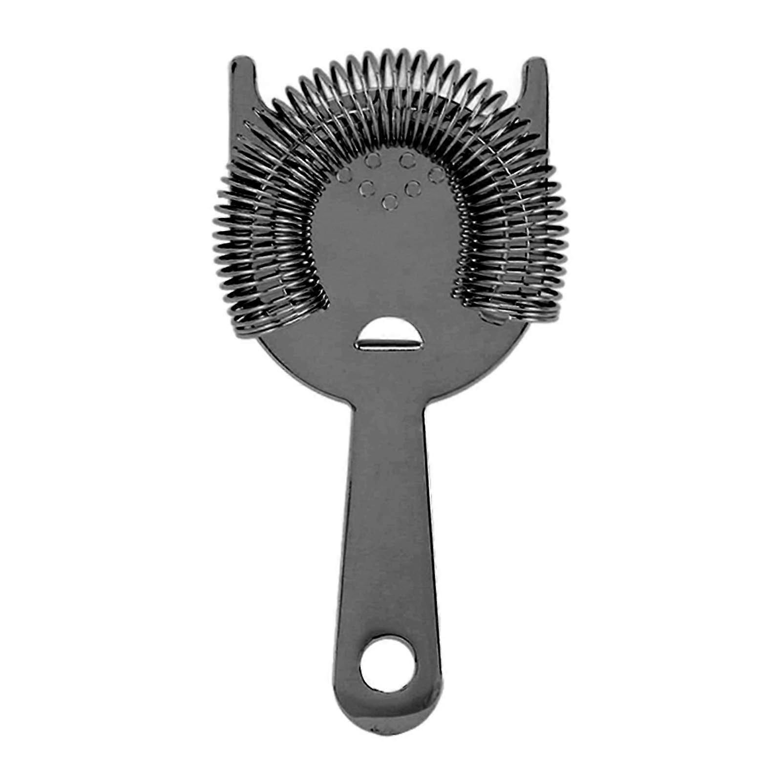 Cocktail Strainer Stainless Steel with Wire Spring Ice Filtering Versatile Bar Tool for Drink Home Bartenders