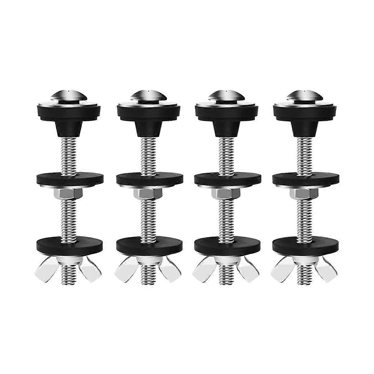 4PCS Universal Toilet Tank to Bowl Bolts Kit, Heavy Duty,