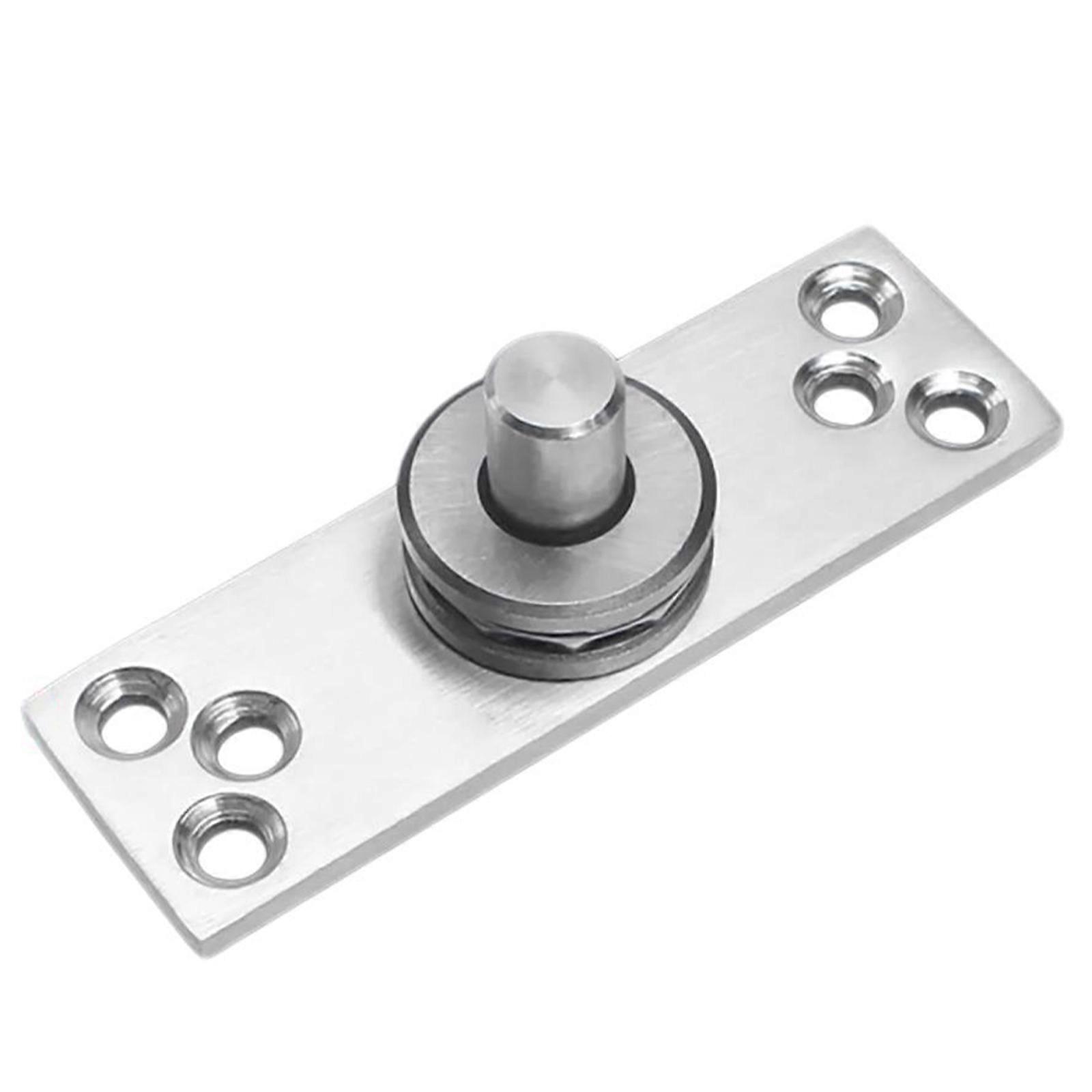 360 Degree Pivoting Hinge Steel Invisible Hinge Corrosion Resistant Hinge Flexible Door Installation for Cabinets & Wardrobes Brushed