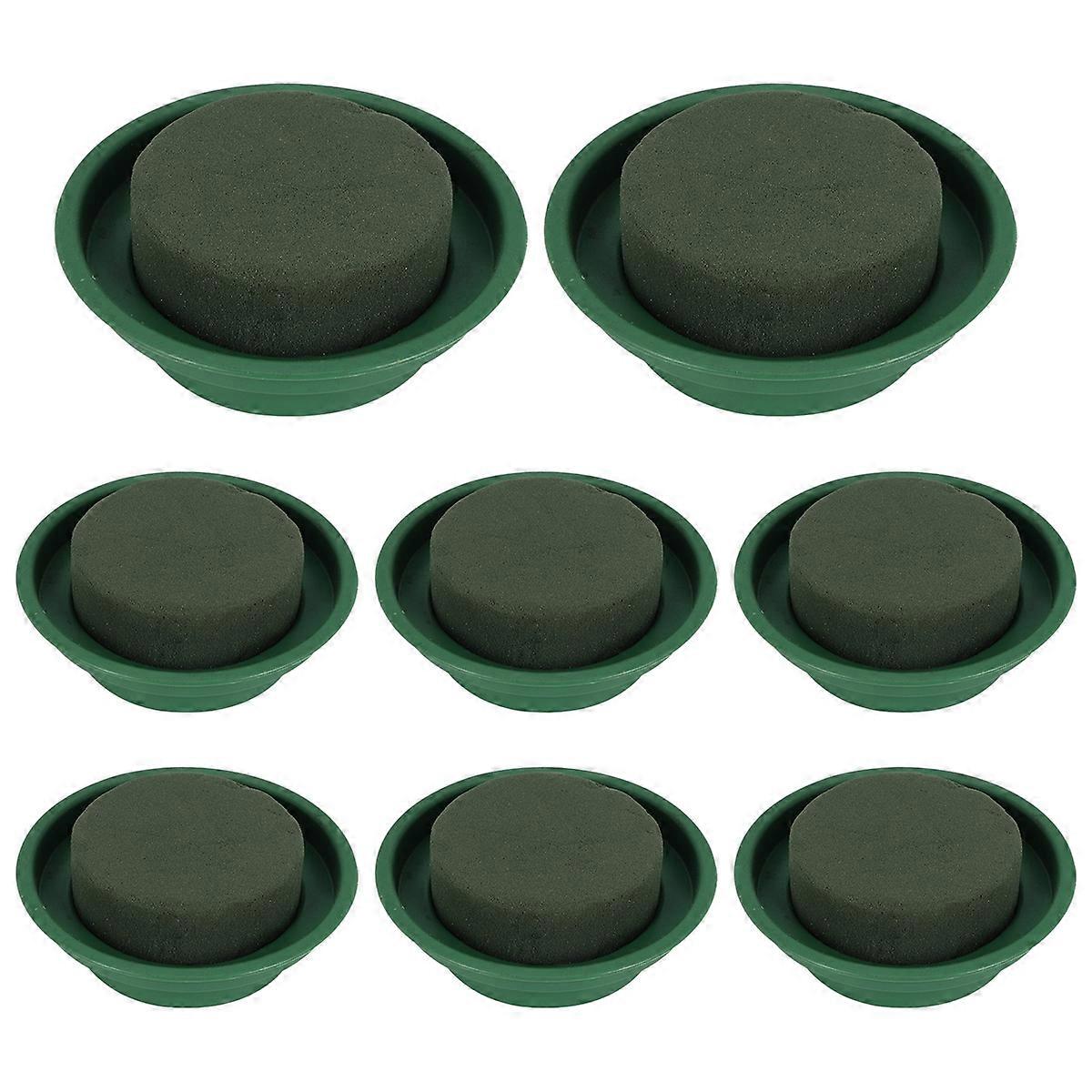 8 Pack Floral Foam Round Bowls DIY Flower Arrangement Kit