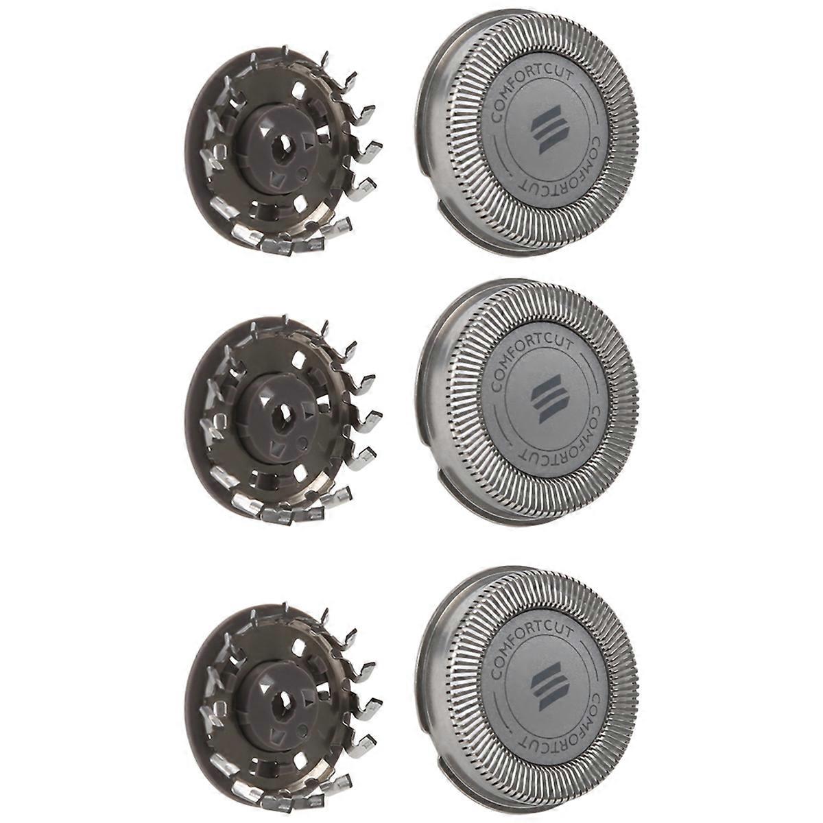 3Pcs Shaving Replacement Heads for S1000 S1020 S1050