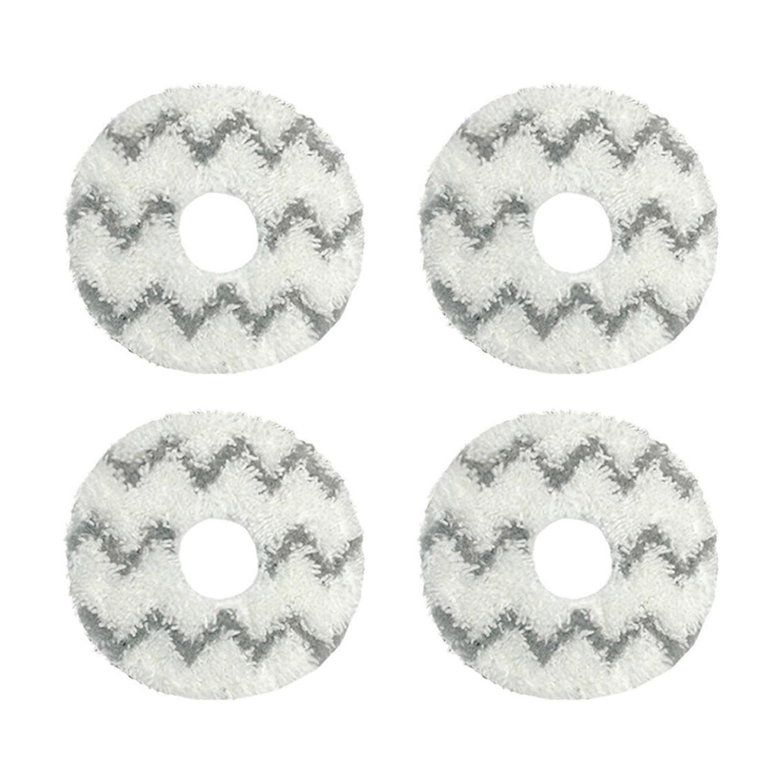 Pack of 4 Mop Cloths Sweeping Robot Mop Cloth Sweeping Robot Replacement Cloths Absorbent Cloth Mopping Pads Set for X1