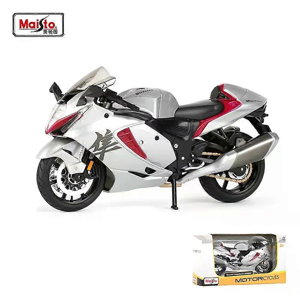 SUZU-KIはやぶさ2022静的ダイキャストオートバイ合金モデルカーギフトおもちゃコレクション