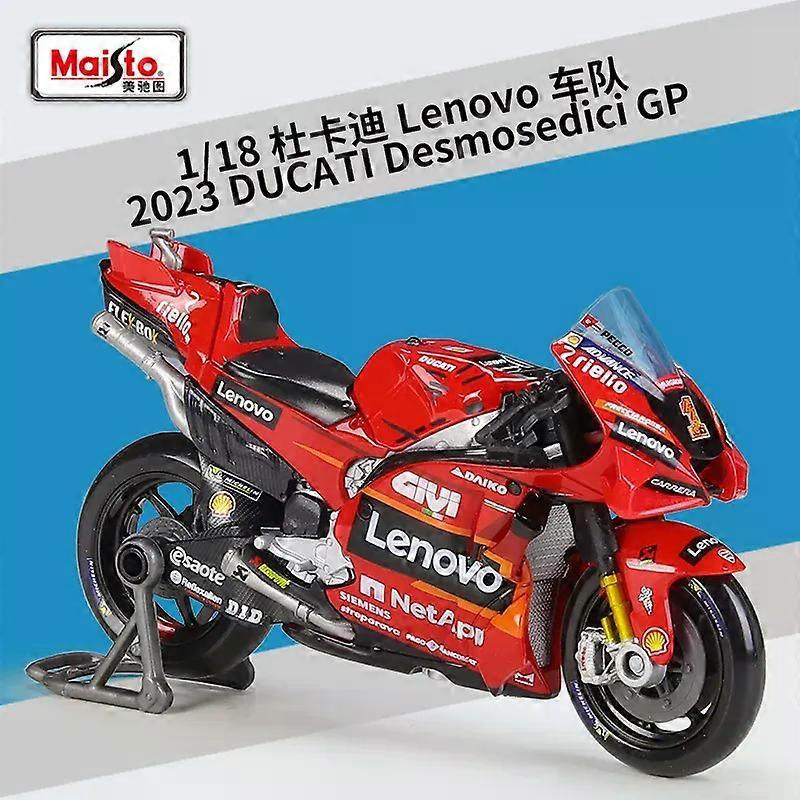 Duca-ti Team 2023 2022 Gp  #1 #23 #43 #63 Racing Bike Alloy Diecast Model Toy Collectible Figure