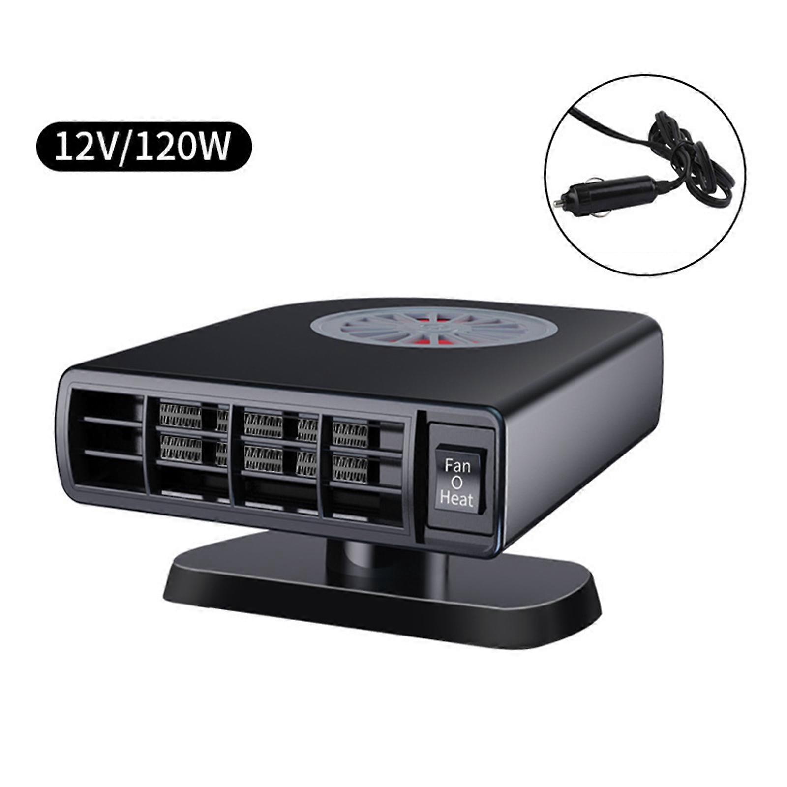 12V/24V Portable Car Heater Electric Cooling Heating Fan 2 IN 1 Electric Dryer Windshield Defogging Demister Defroster