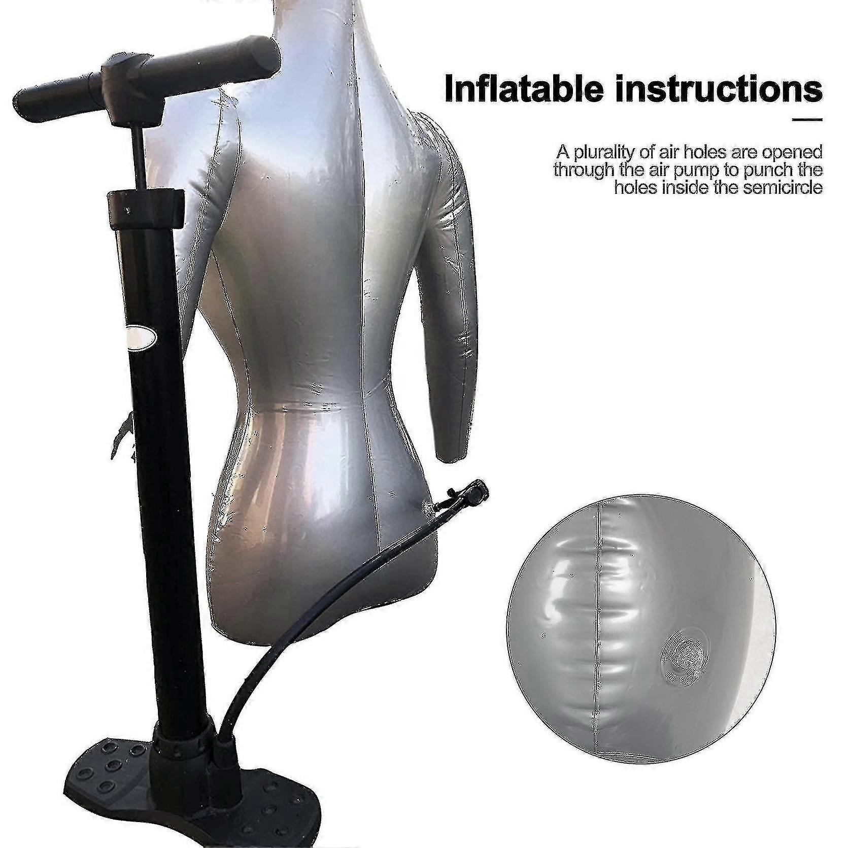 Inflatable mannequin, Full - body, Durable material, Ideal for display, Lightweight and easy to store
