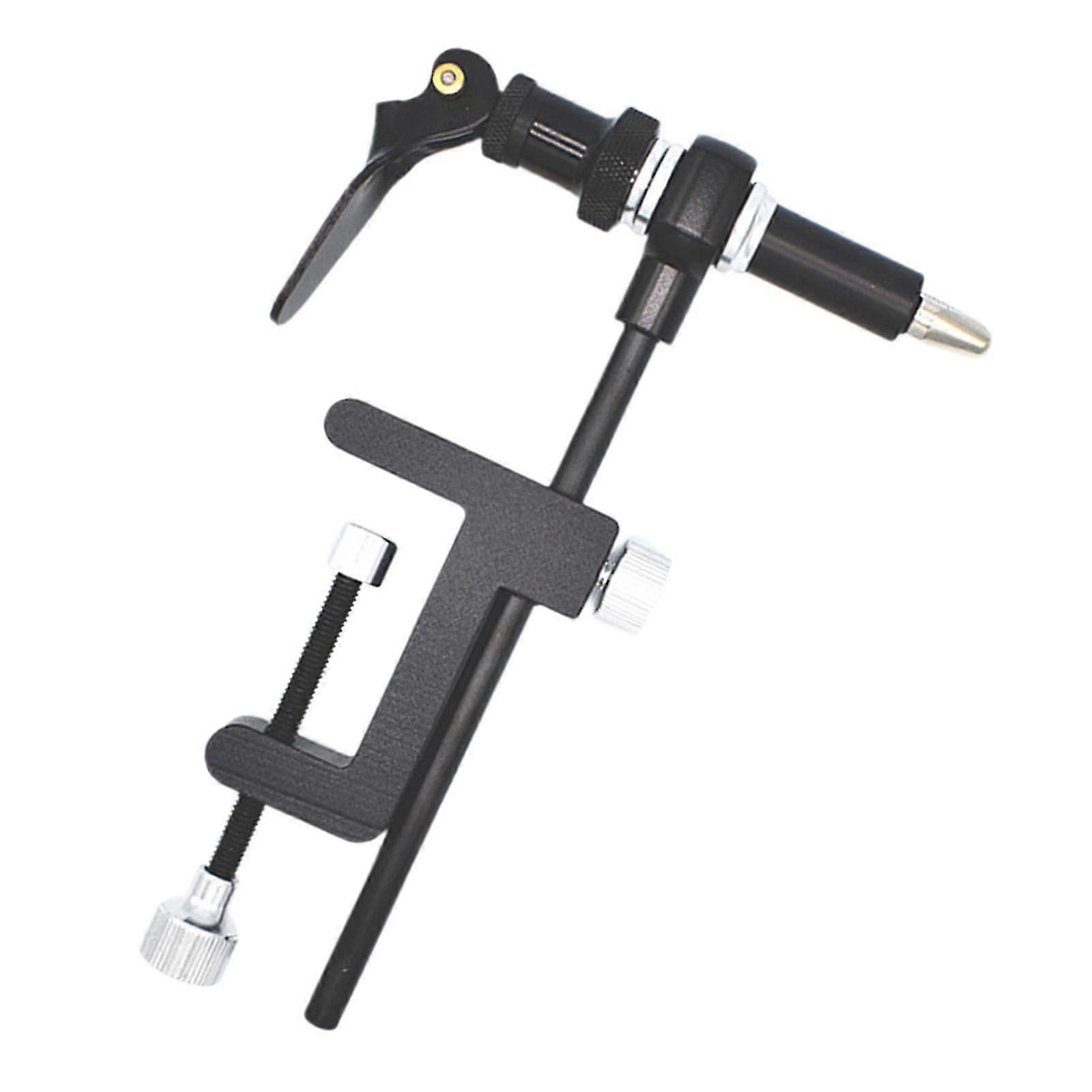 Fly Tying Vise  Rotating Lever Action C Clamp Base