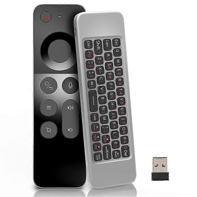 WECHIP W3 2.4G 3-in-1 2.4G Wireless Keyboard Voice Air Mouse Remote Controller