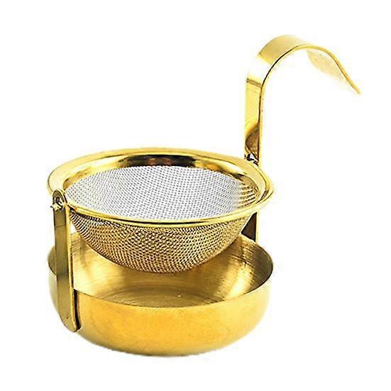 Tea Infuser Rotatable Convenient 304 Stainless Steel Anti-rust Mesh Tea Strainer for Home