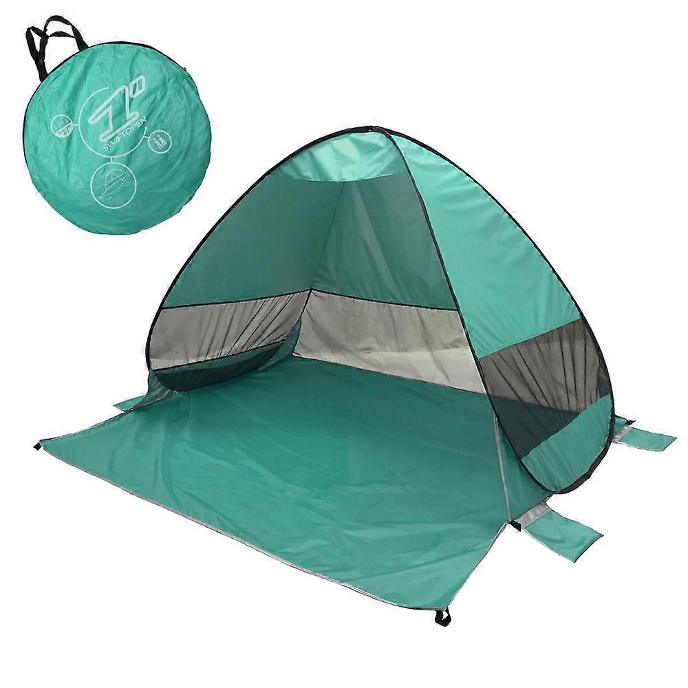 Automatic Instant Pop Up Tent Potable Beach Tent,Size:, Color: Lake Green Lake Green