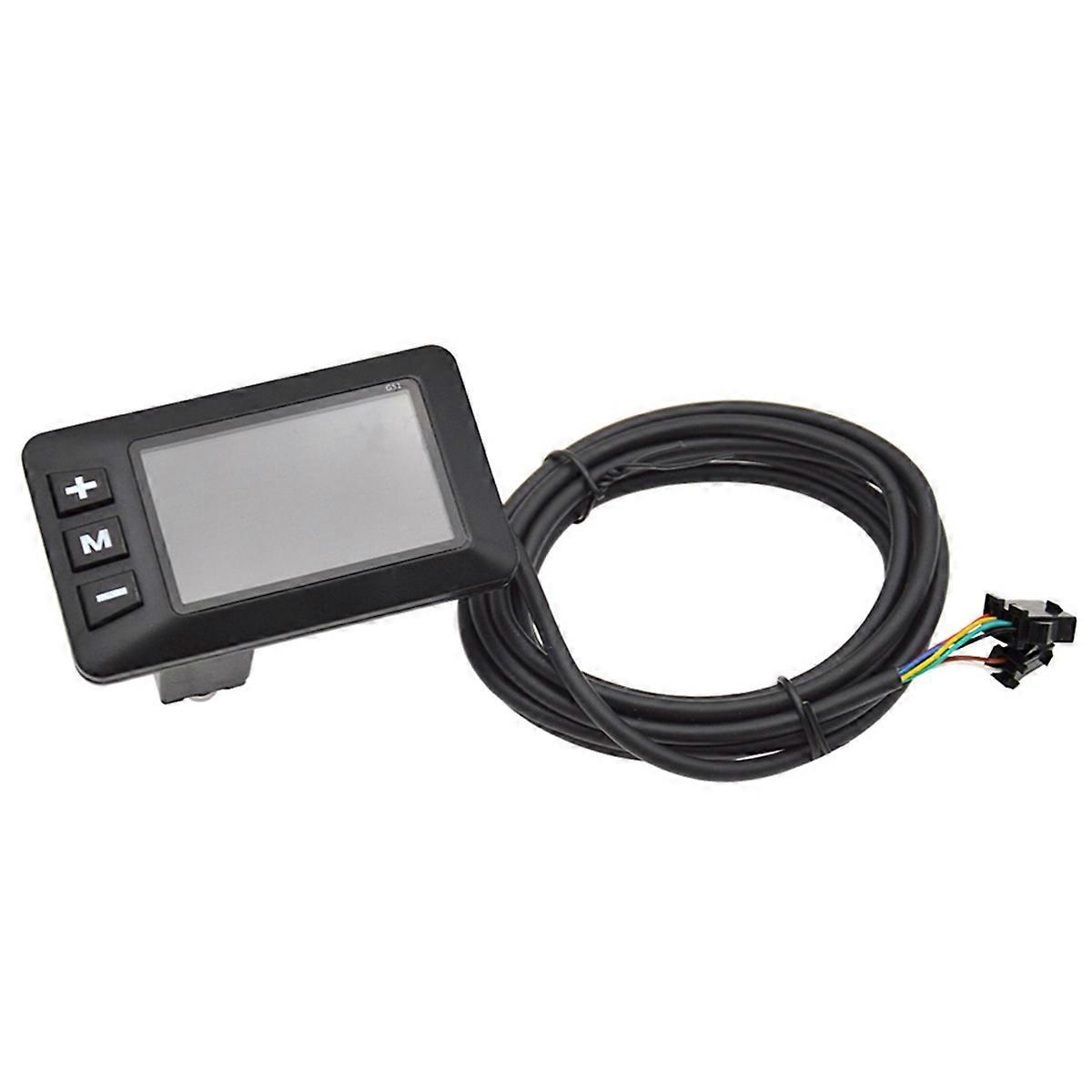 Color Screen Intelligent LCD Instrument Panel Electric Bicycle Scooter LCD Speed Display 6-Core Wir