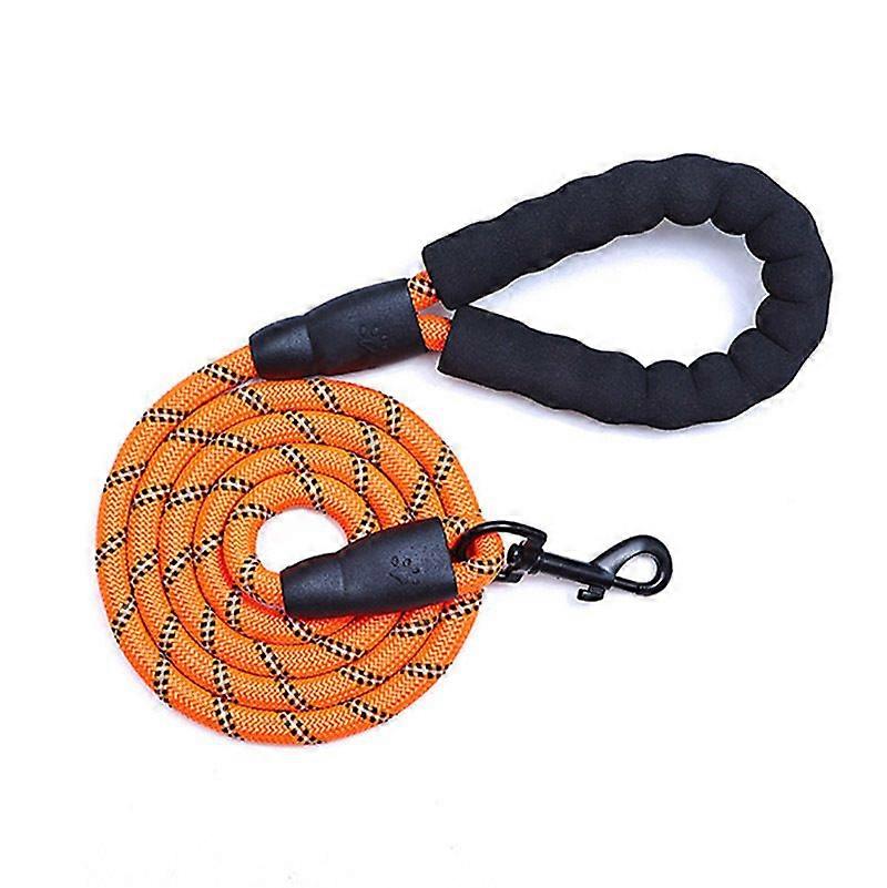 Dog Leash with Soft Padded Handle and Non-Slip Rope for Dog Training Puppy, Small, Medium and Large Dogs Suitable for Running Jogging and Hiking (Oran