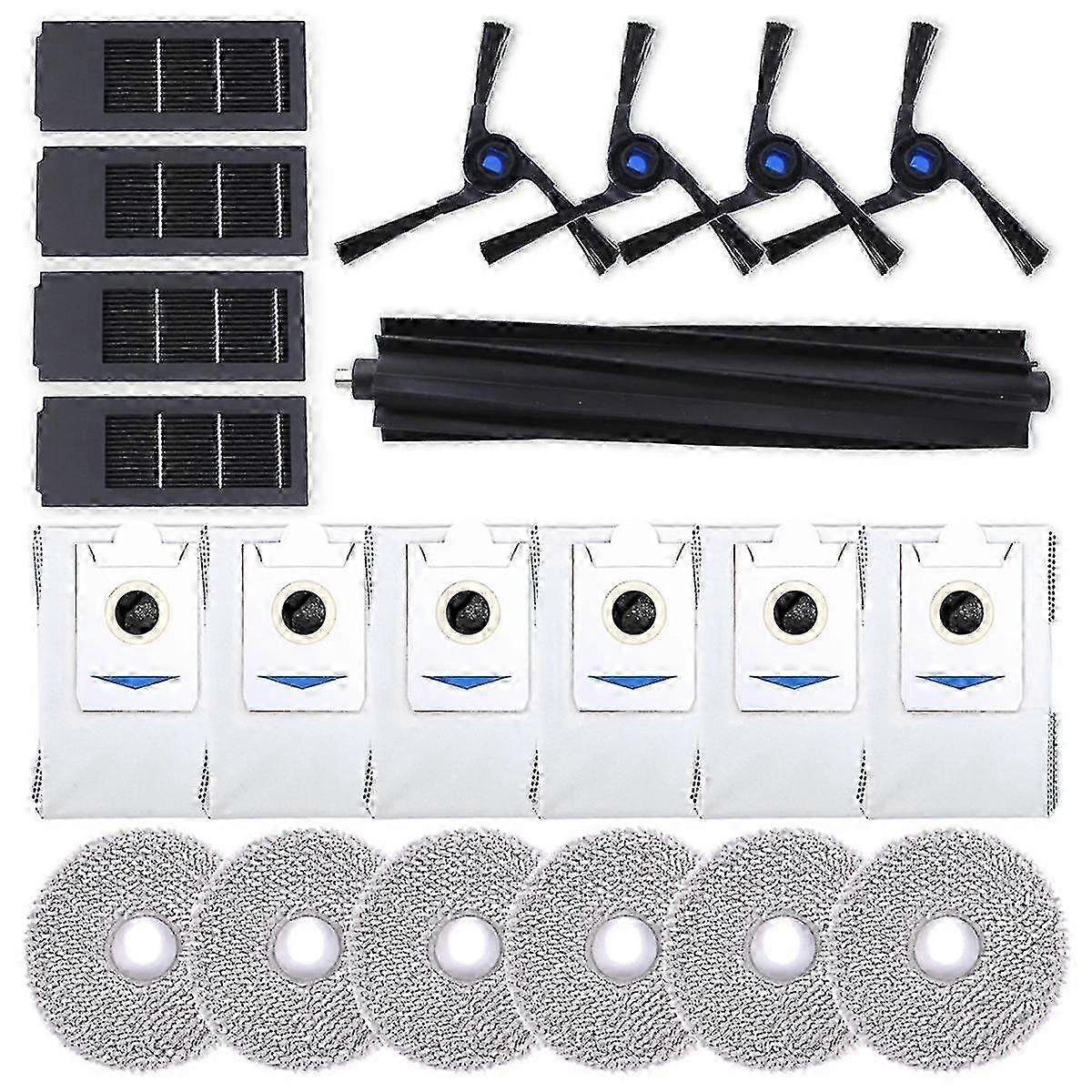 Deebot X2 Omni Robot Vacuum Cleaner Replacement Side Brush and HEPA Filter Set