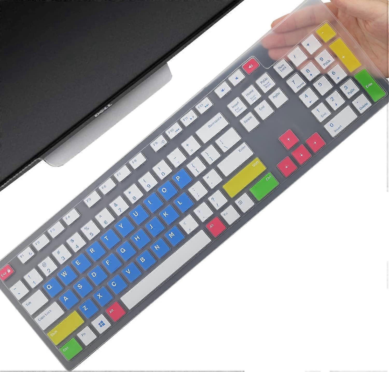 Tout-en-un for keyboard cover for Dell KM636/KB216/Dell Optiplex 5250 3050 3240 5460 7450 7050/Dell Inspiron 3475/3670/3477 Dell Inspiron 27 7000 7700