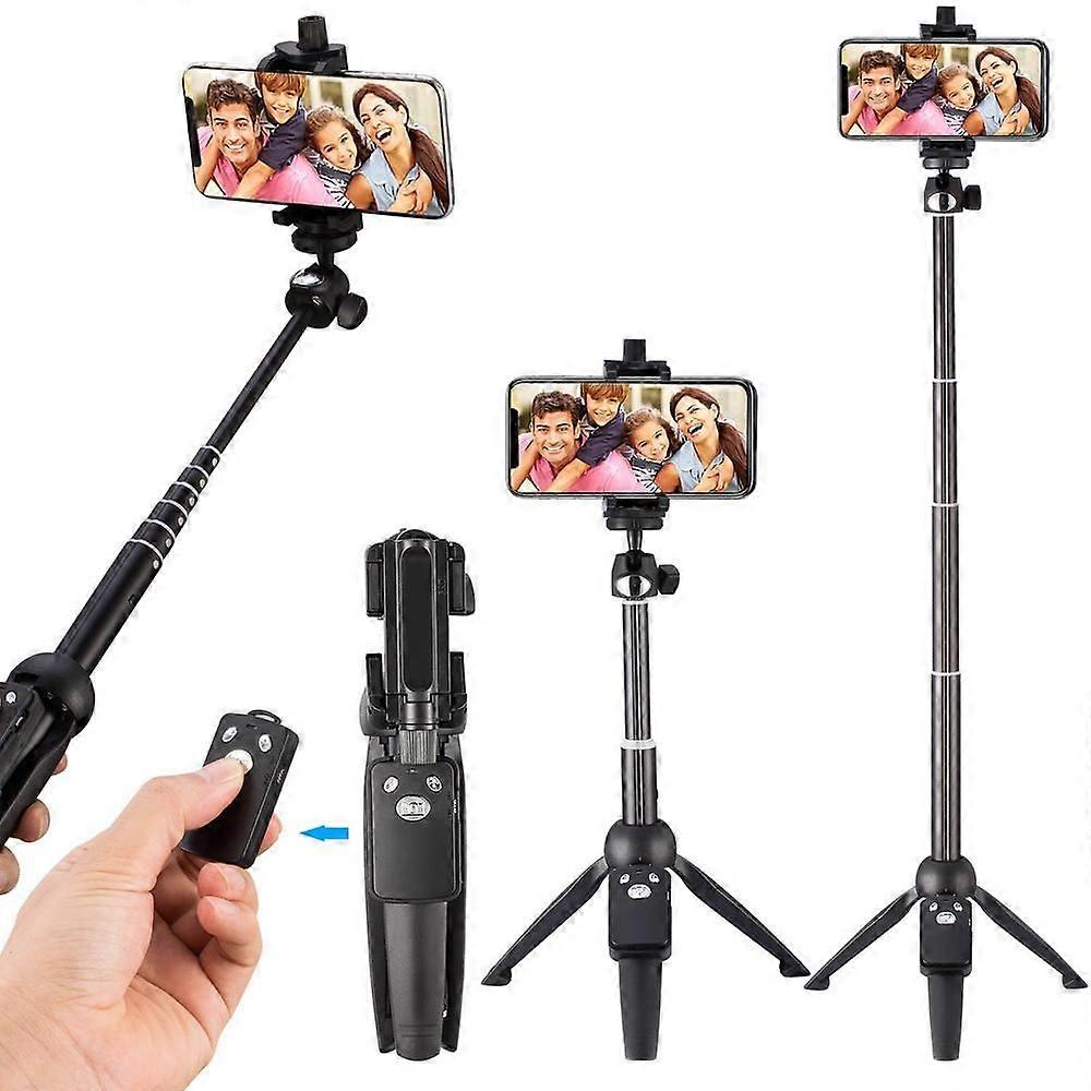 40-inch Selfie Stick Tripod, Extendable   Wireless Remote Tripod Stand Compatible All Smartphone