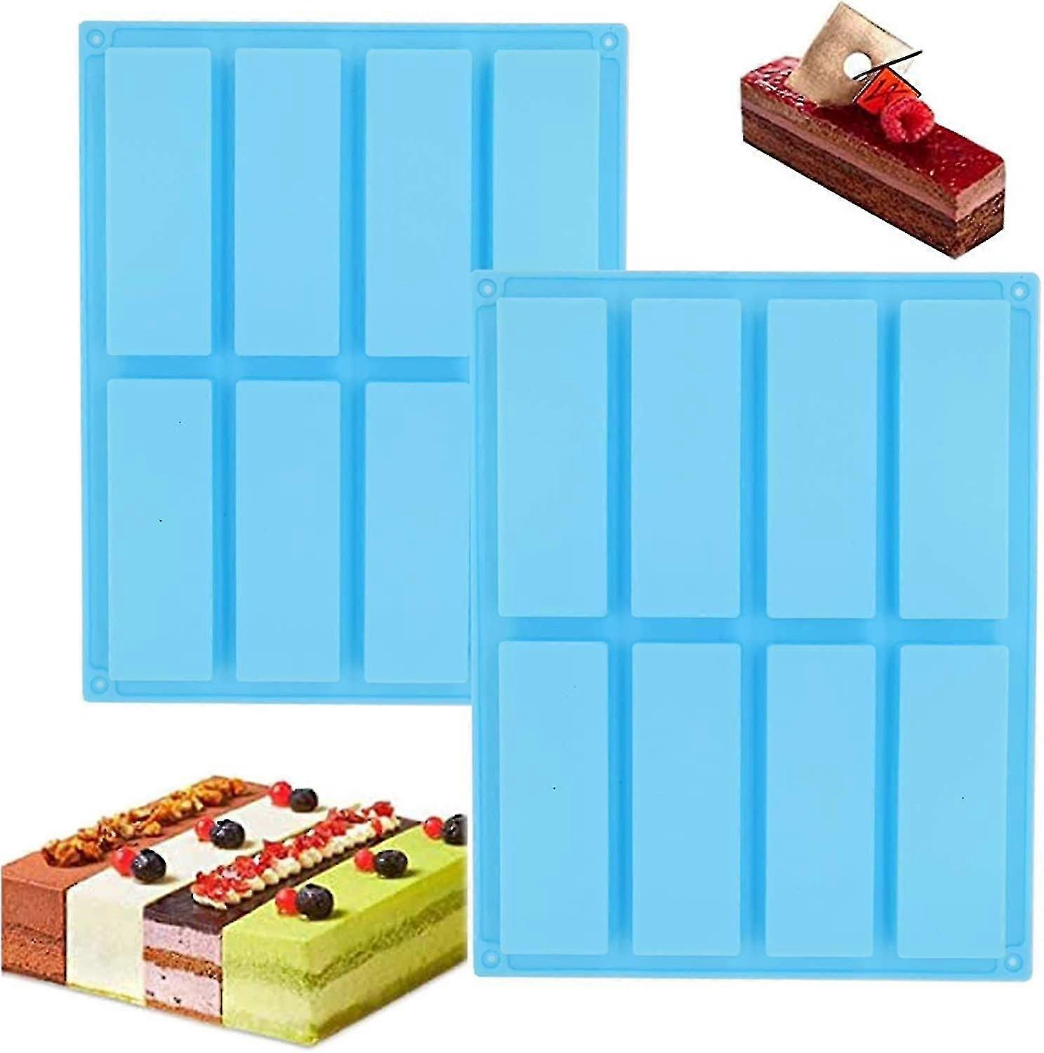 Rectangle Granola Bar Silicone Moulds, Silicone Bar Mould, Cereal Bar Mould, Energy Bar Maker
