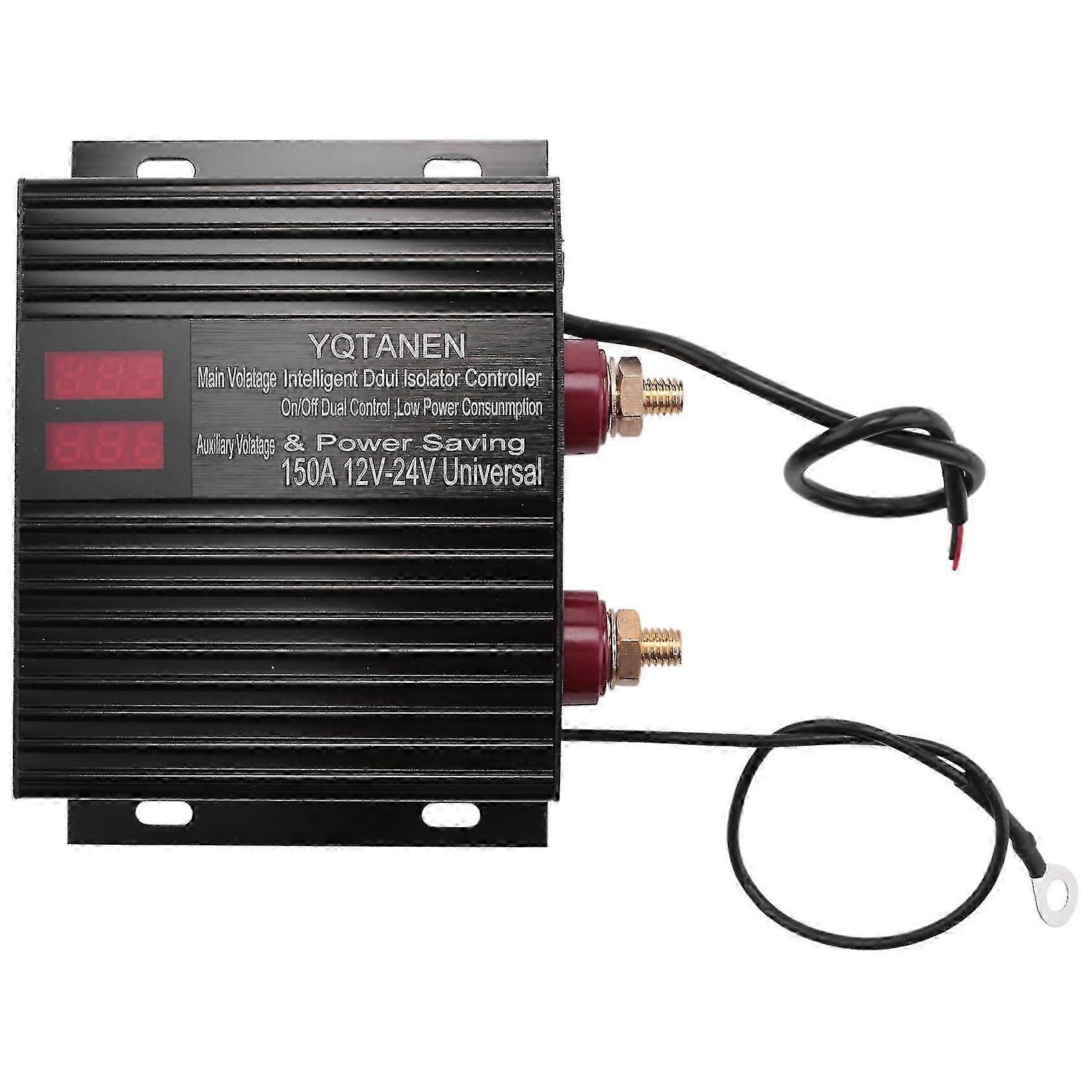 150 Amp Dual Battery Smart Isolator Universal 12V/24V Voltage Sensitive Relay for ATV, UTV, RV, Tru