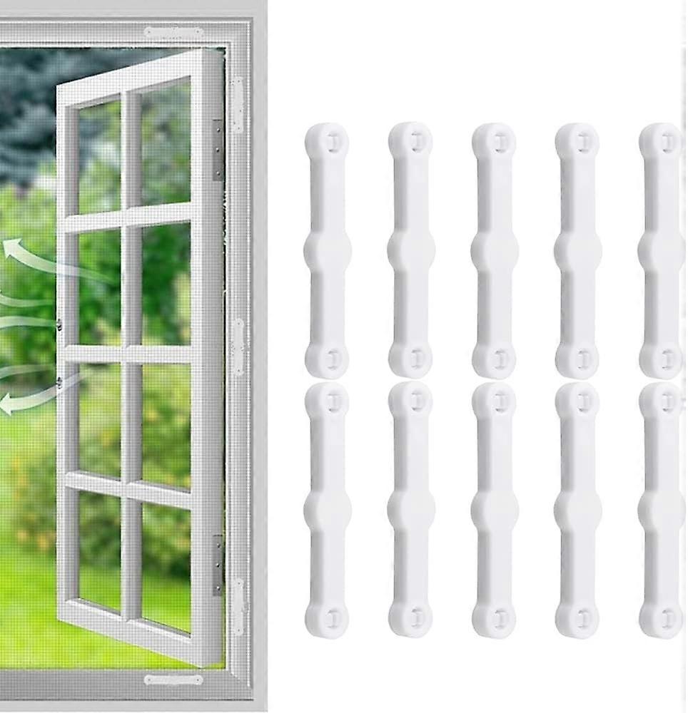 Insect Protection  Self-Adhesive Window Screen Installator Clips for Window Screen  Mosquito Net Pack of 12 Window Fly Screen Clips