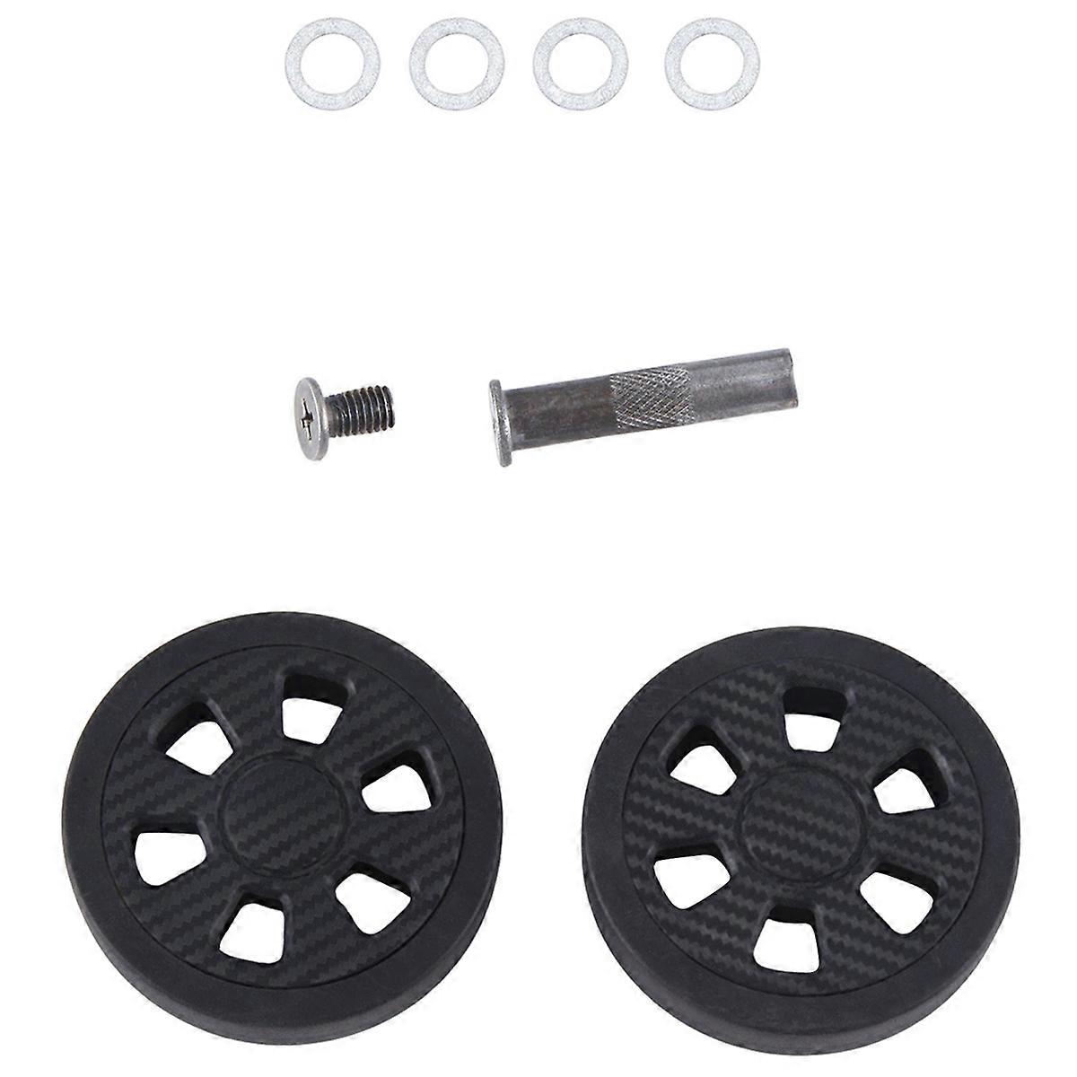 PU Caster Suitcase Replacement Wheels Luggage Double Wheel