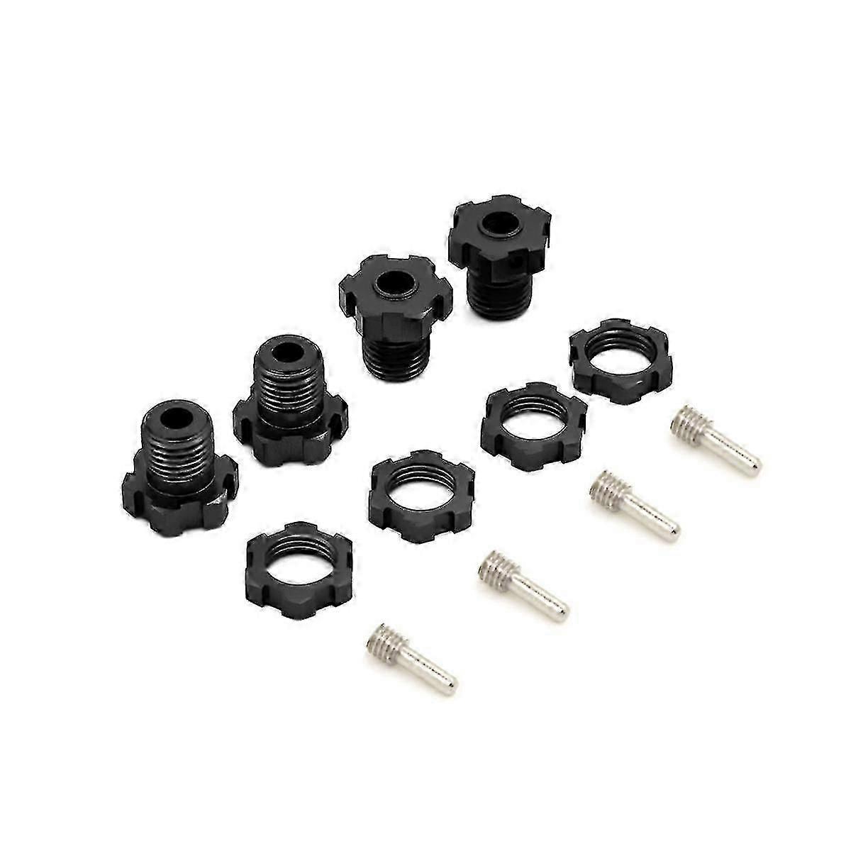 4Pcs Metal 17mm Splined Wheel Hex Hub Adapter 5353 for E- E- T- 3.3 Summit XO-1 Upgrade Parts,5
