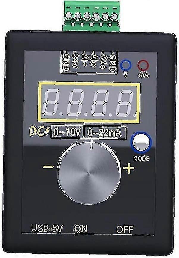 Signal generator 0-10v/0-4-20ma current and voltage analog handheld signal generator with built-in lithium battery