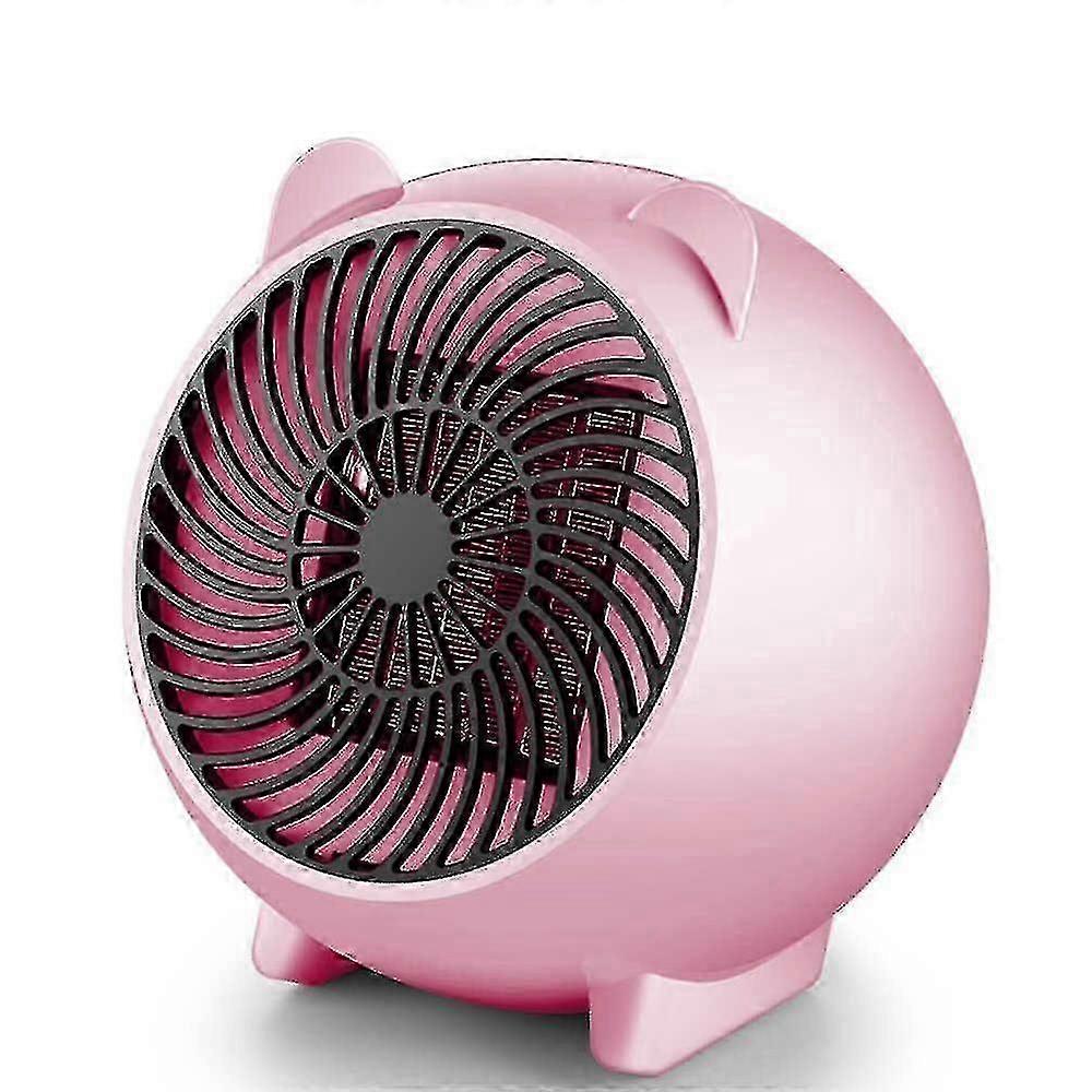 pinkPortable USB fan heater