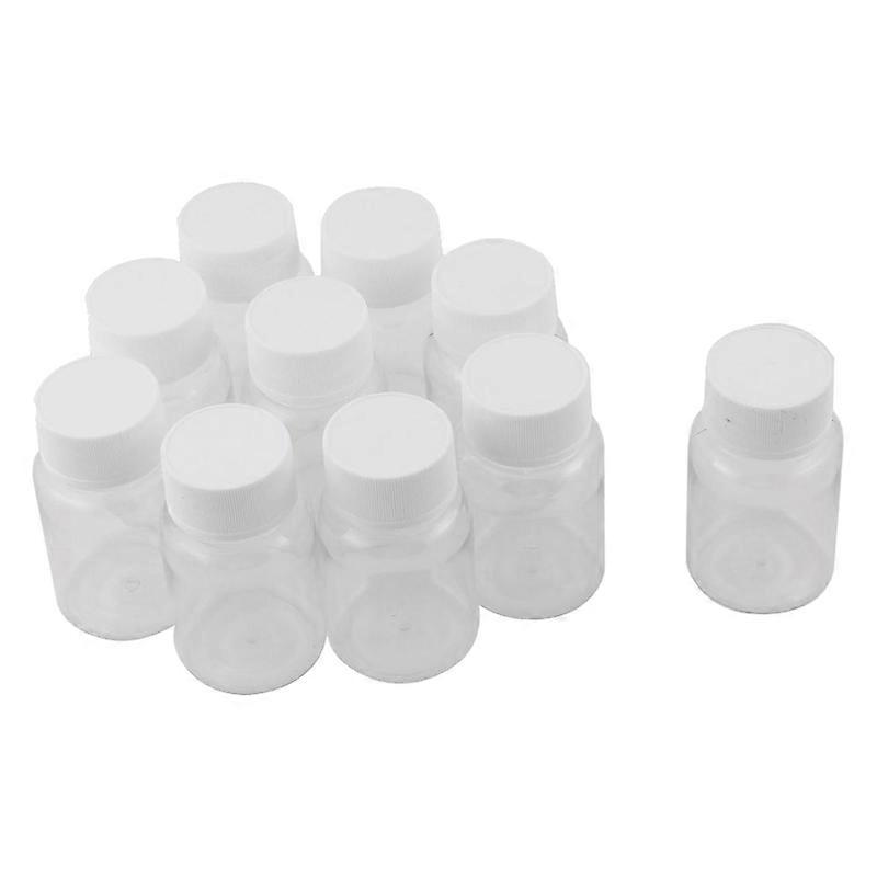 100Pcs Refillable Bottles 15Ml PET Clear Empty Seal Bottles Container