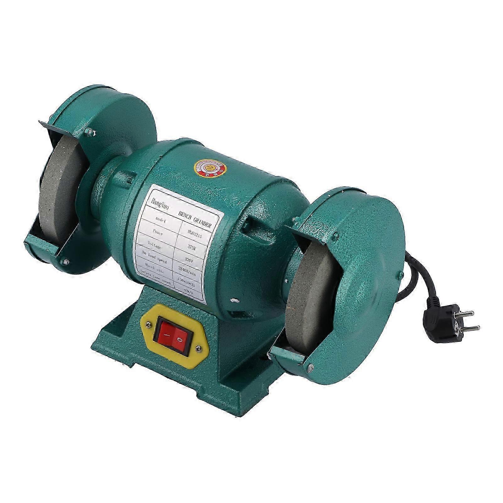 Bench Grinder 6in Electric Table Polisher Grinding Machine Tool 370w